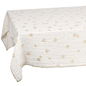 Copritavolo Bertille finitura oro 150 x 150